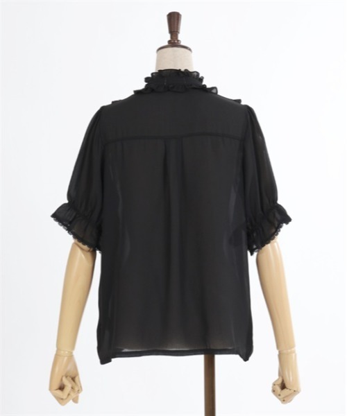 axes femme（アクシーズファム）の「ローズカメオ×ジャボブラウス（シャツ/ブラウス・レディース・レッド/ホワイト/ブラック・MEDIUM/LARGE）」の9枚目の写真