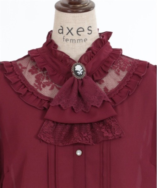 axes femme（アクシーズファム）の「ローズカメオ×ジャボ
