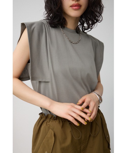 トップス maaaaai セール】パネルスリーブカットトップス（Tシャツ/カットソー