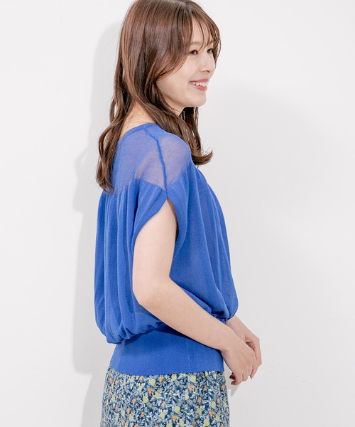 Jayro（ジャイロ）の「ニットベスト（ベスト・レディース・チャコールグレー/ブルー/ブラック/グリーン/オレンジ・M）」の15枚目の写真