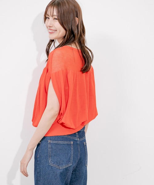 Jayro（ジャイロ）の「ニットベスト（ベスト・レディース・チャコールグレー/ブルー/ブラック/グリーン/オレンジ・M）」の19枚目の写真