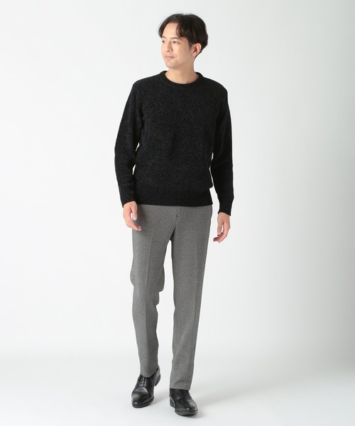 CROWDED CLOSET（クラウデッドクローゼット）の「TRドビーストレッチスラックス（セットアップ対応）（スラックス・メンズ・グレー/ブラック・04/03/02/01）」の21枚目の写真