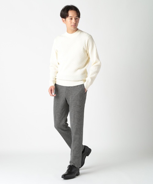 CROWDED CLOSET（クラウデッドクローゼット）の「TRドビーストレッチスラックス（セットアップ対応）（スラックス・メンズ・グレー/ブラック・04/03/02/01）」の18枚目の写真