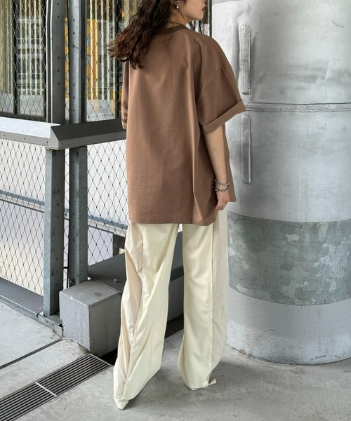 セール】ストレッチシアサッカーリンガーTee(セットアップ対応