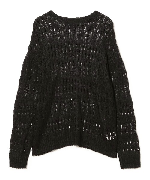 BEAMS（ビームス）の「3ゲージ クロシェ クルーネック ニット