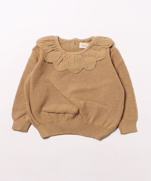 【セール】【Bs】【it】【Quincy Mae】PETAL KNIT SWEATER | HONEY（その他ベビー用品）｜ARCHIVER（アーカイバ） 5,073円