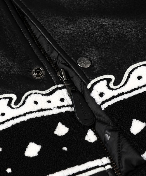 SASQUATCHfabrix.(サスクワァッチファブリックス)の「× AVILEX “EASTEND DRAGON” VARSITY JACKET(その他アウター・メンズ・ブラック・L/M)」の8枚目の写真