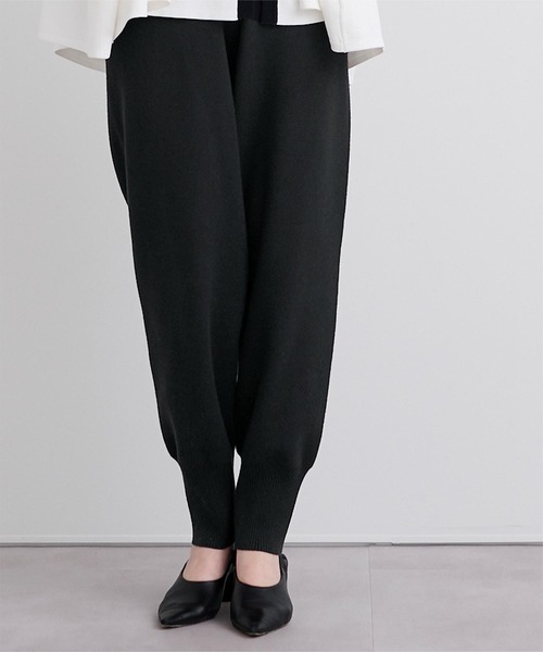 UR'S（ユアーズ）の「ニットジョガーパンツ（その他パンツ・レディース・ホワイト/杢グレー/ブラック/ネイビー・S/M/L/XL）」の9枚目の写真