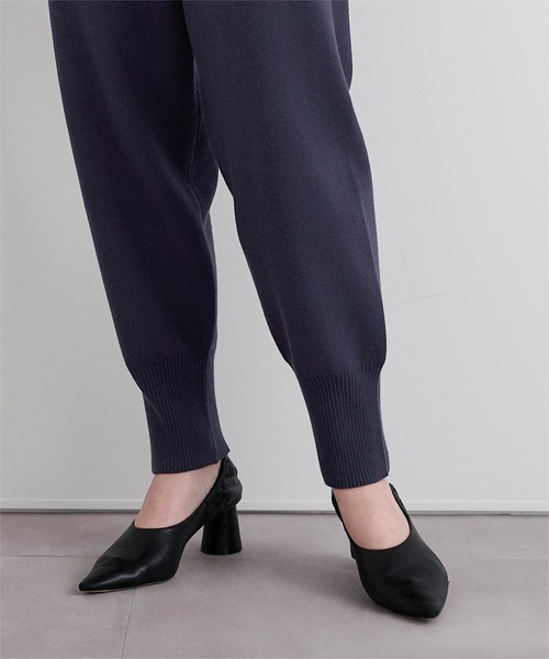 UR'S（ユアーズ）の「ニットジョガーパンツ（その他パンツ・レディース・ホワイト/杢グレー/ブラック/ネイビー・S/M/L/XL）」の17枚目の写真