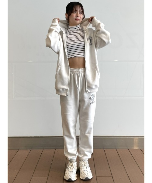 GAP（ギャップ）の「GAP ATHLETICロゴ ジョガーパンツ(ユニセックス)（スウェットパンツ・メンズ・ホワイト系その他/グリーン/グレー/ブラック・S/M/L/XL/XS）」の17枚目の写真