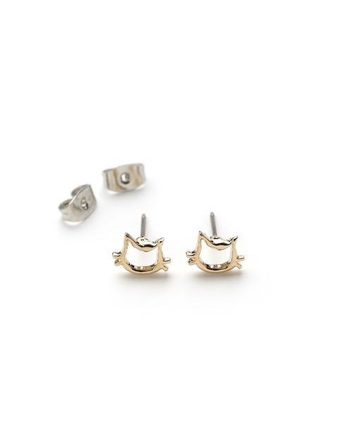 colleca la（コレカラ）の「ねことくまのピアス（ピアス（両耳用）・レディース・シルバー系1/シルバー系2/ゴールド系1/ゴールド系2・FREE）」の9枚目の写真