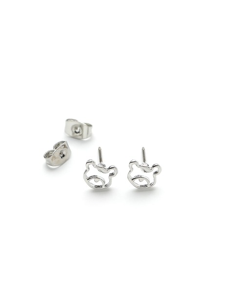 colleca la（コレカラ）の「ねことくまのピアス（ピアス（両耳用）・レディース・シルバー系1/シルバー系2/ゴールド系1/ゴールド系2・FREE）」の10枚目の写真