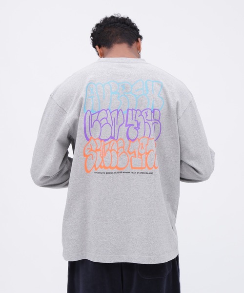 AVIREX（アヴィレックス）の「GRAFFITI AVIREX LONGSLEEVE T-SHIRT / グラフィティ アヴィレックス 長袖Tシャツ / AVIREX / アヴィレック（Tシャツ/カットソー・メンズ・グレー/ブラック/ホワイト・MEDIUM/LARGE/X-LARGE/XX-LARGE）」の17枚目の写真