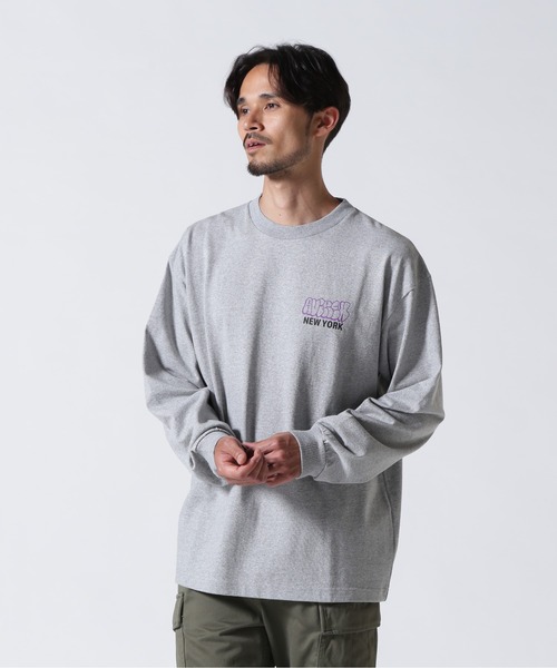 AVIREX（アヴィレックス）の「GRAFFITI AVIREX LONGSLEEVE T-SHIRT / グラフィティ アヴィレックス 長袖Tシャツ / AVIREX / アヴィレック（Tシャツ/カットソー・メンズ・グレー/ブラック/ホワイト・MEDIUM/LARGE/X-LARGE/XX-LARGE）」の12枚目の写真
