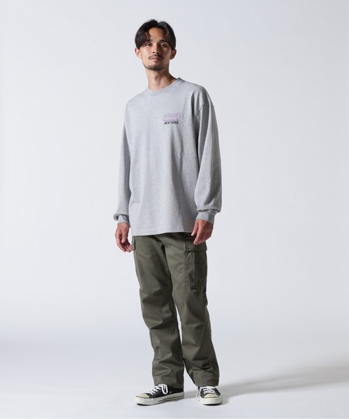 AVIREX（アヴィレックス）の「GRAFFITI AVIREX LONGSLEEVE T-SHIRT / グラフィティ アヴィレックス 長袖Tシャツ / AVIREX / アヴィレック（Tシャツ/カットソー・メンズ・グレー/ブラック/ホワイト・MEDIUM/LARGE/X-LARGE/XX-LARGE）」の10枚目の写真