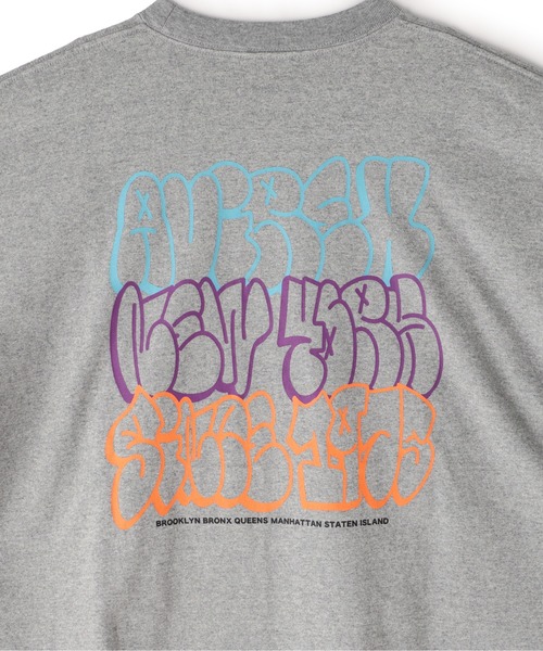 AVIREX（アヴィレックス）の「GRAFFITI AVIREX LONGSLEEVE T-SHIRT / グラフィティ アヴィレックス 長袖Tシャツ / AVIREX / アヴィレック（Tシャツ/カットソー・メンズ・グレー/ブラック/ホワイト・MEDIUM/LARGE/X-LARGE/XX-LARGE）」の8枚目の写真