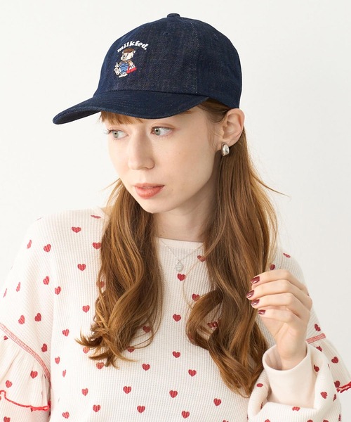 MILKFED.（ミルクフェド）の「MILKMAN BEAR CAP（キャップ・レディース・ベージュ/インディゴブルー/ブラック・ONE SIZE）」の13枚目の写真