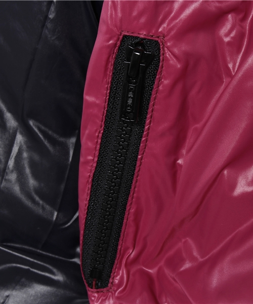 JOEY HYSTERIC（ジョーイヒステリック）の「プリマロフトナイロンタフタ リバーシブルフーデッド ブルゾン（ブルゾン・キッズ・ブラック/ピンク/ホワイト・SMALL/MEDIUM）」の13枚目の写真