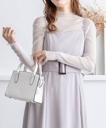 clear | ラメシアートップス [着回し万能 肌触り柔らか ストレッチ性]≪2024AW新作≫(Tシャツ/カットソー)