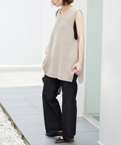 IENA LE DENIM avec toi スラックス SLOBE IENA（スローブイエナ）の「《一部WEB限定サイズあり》LE