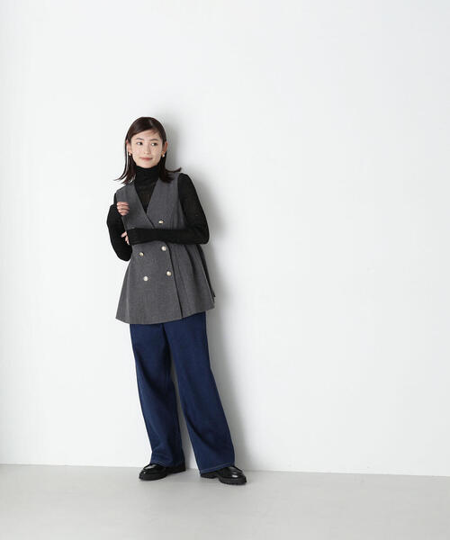 NATURAL BEAUTY BASIC(ナチュラルビューティーベーシック)の「◇【Oggi掲載】スパンコールシアーニット(ニット/セーター・レディース・オフホワイト/ブルー/ブラック・FREE)」の12枚目の写真