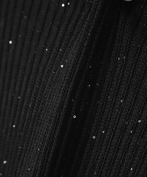 NATURAL BEAUTY BASIC(ナチュラルビューティーベーシック)の「◇【Oggi掲載】スパンコールシアーニット(ニット/セーター・レディース・オフホワイト/ブルー/ブラック・FREE)」の14枚目の写真