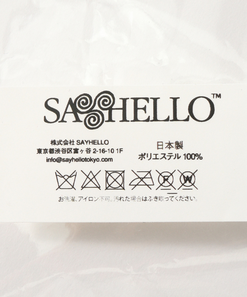 SAYHELLO（セイハロー）の「【SAYHELLO / セイハロー】Save Shock Bag（ショルダーバッグ・メンズ・ブラック・FREE）」の12枚目の写真
