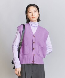 BEAUTY&YOUTH UNITED ARROWS | ウールカシミヤ アクア ニットベスト(ベスト)