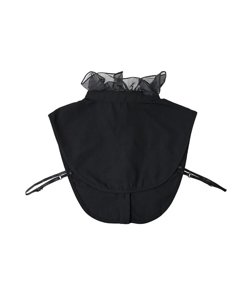 Narcissus（ナルシス）の「【Narcissus】フリルつけ襟（付け襟・レディース・ブラック/ホワイト・FREE）」の4枚目の写真