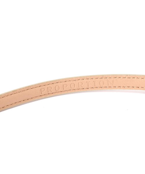 EDIT COLOGNE（エディットコロン）の「ビットエナメルスライドベルト（ベルト・レディース・ブラック/ベージュ/ボルドー・ﾌﾘ-）」の8枚目の写真