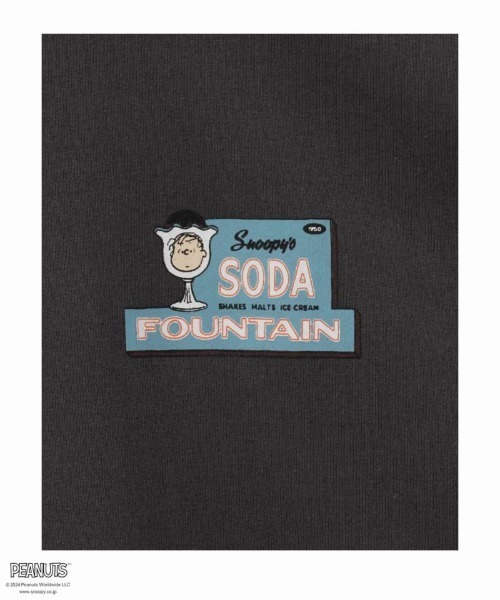 PEANUTS(ピーナッツ)の「PEANUTS スヌーピー プリント長袖Tシャツ ロンT(Tシャツ/カットソー・レディース・オートミール/チャコールグレー・フリー)」の11枚目の写真