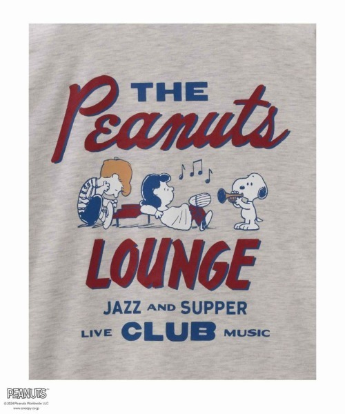 PEANUTS(ピーナッツ)の「PEANUTS スヌーピー プリント長袖Tシャツ ロンT(Tシャツ/カットソー・レディース・オートミール/チャコールグレー・フリー)」の20枚目の写真