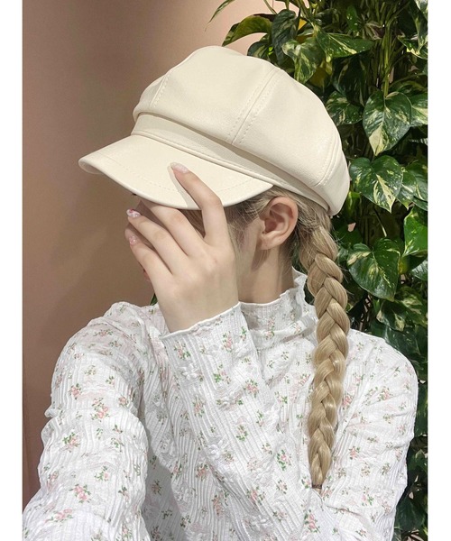 PHILLY（フィリー）の「【PHILLY】PUキャスケット（キャスケット・レディース・ブラウン/ブラック/ベージュ・FREE）」の3枚目の写真