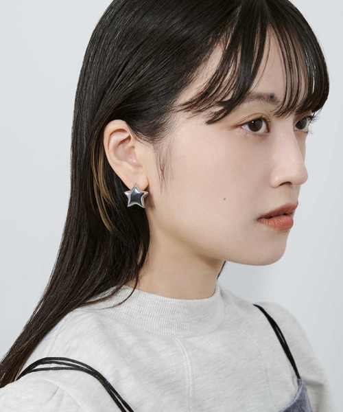 ★早期完売★WING BLING★14k postドロップ ワンタッチ ピアス★ ピンクゴールド]ドロップピアス – CENE