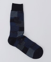 SHIPS（シップス）の「ANONYMOUS: パッチワーク クルー ソックス（ソックス/靴下）」