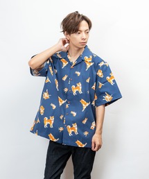 garsonwave（ギャルソンウェーブ）の「ぎゃるそんうぇいぶ 日本製 和柄 開襟 半袖 シャツ(GW)（シャツ/ブラウス）」