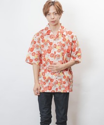 garsonwave（ギャルソンウェーブ）の「ぎゃるそんうぇいぶ 日本製 和柄 開襟 半袖 シャツ(GW)（シャツ/ブラウス）」