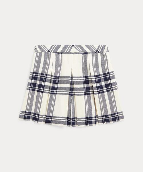 【セール】チェック プリーテッド コットン ツイル キュロット ショートパンツ（その他パンツ）｜POLO RALPH LAUREN CHILDRENSWEAR（ポロ ラルフ ローレン チルドレンズウェア）