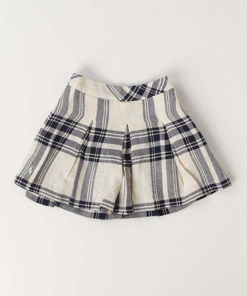 【セール】チェック プリーテッド コットン ツイル キュロット ショートパンツ（その他パンツ）｜POLO RALPH LAUREN CHILDRENSWEAR（ポロ ラルフ ローレン チルドレンズウェア）