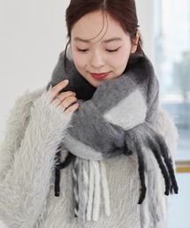 WEGO/【24年秋冬新作】ワイドフリンジストール