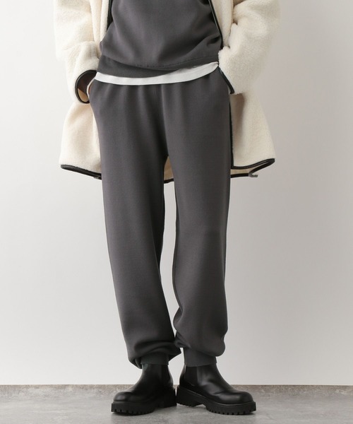 LEPSIM(レプシィム)の「12ゲージジョガーパンツ 133270(その他パンツ・レディース・チャコールグレー/アイボリー・FREE)」の1枚目の写真