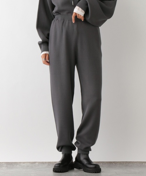 LEPSIM(レプシィム)の「12ゲージジョガーパンツ 133270(その他パンツ・レディース・チャコールグレー/アイボリー・FREE)」の15枚目の写真