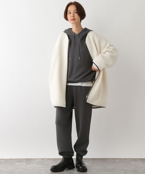 LEPSIM(レプシィム)の「12ゲージジョガーパンツ 133270(その他パンツ・レディース・チャコールグレー/アイボリー・FREE)」の12枚目の写真