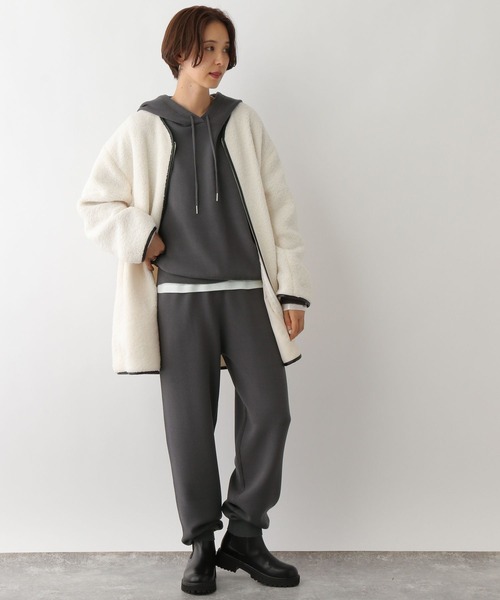 LEPSIM(レプシィム)の「12ゲージジョガーパンツ 133270(その他パンツ・レディース・チャコールグレー/アイボリー・FREE)」の10枚目の写真