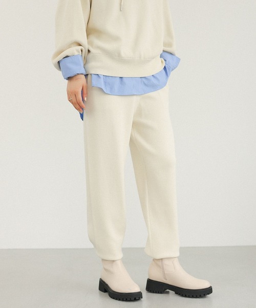 LEPSIM(レプシィム)の「12ゲージジョガーパンツ 133270(その他パンツ・レディース・チャコールグレー/アイボリー・FREE)」の18枚目の写真