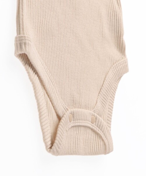 BRANSHES（ブランシェス）の「テレコ長袖ボディースーツ（その他ベビー用品・キッズ・アイボリー/ピンクベージュ・70/80）」の10枚目の写真