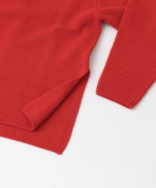 かぐれ　ハミルトンワイドVネックカーディガン　チャコール かぐれ（カグレ）の「ハミルトンワイドVネックカーディガン