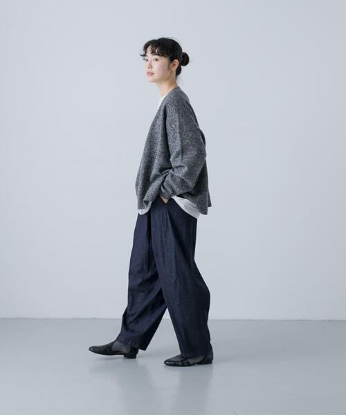 新品未使用　かぐれ　ハミルトンワイドＶネックカーディガン かぐれ（カグレ）の「ハミルトンワイドVネックカーディガン