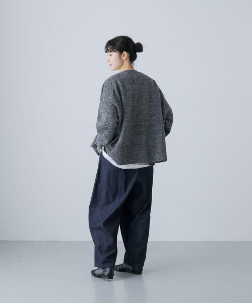 新品未使用　かぐれ　ハミルトンワイドＶネックカーディガン かぐれ（カグレ）の「ハミルトンワイドVネックカーディガン