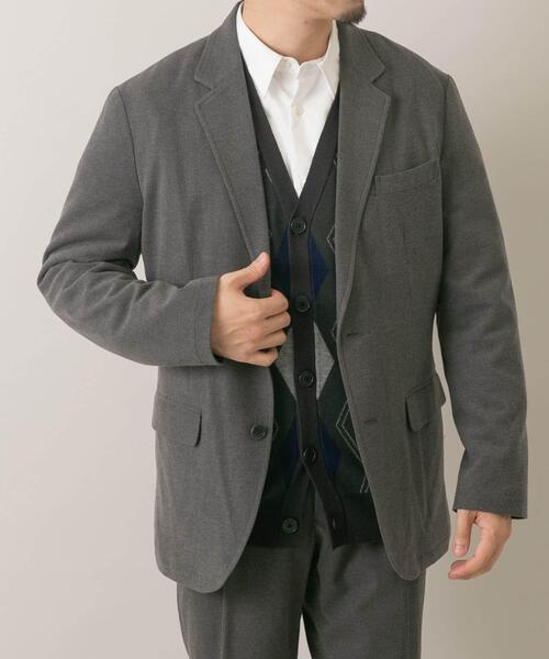 URBAN RESEARCH ROSSO MEN（アーバンリサーチロッソメン）の「『WEB限定』アーガイルニットカーディガン（カーディガン/ボレロ・メンズ・ブラウン/ベージュ系その他/グリーン・MEDIUM/LARGE）」の16枚目の写真